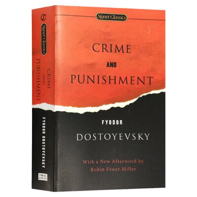罪与罚 英文原版小说 Crime and Punishment 陀思妥耶夫斯基文集 Fyodor Dostoyevsky 经典名著 白夜白痴少年作者 进口英语书籍