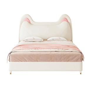 顾家家居儿童床男孩女孩儿公主床猫耳朵单人床简约卧室床DS3121ET