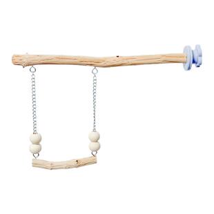 青松宠鹦鹉花梨木秋千天然原木树枝站杆虎皮牡丹玄凤站架啃咬玩具