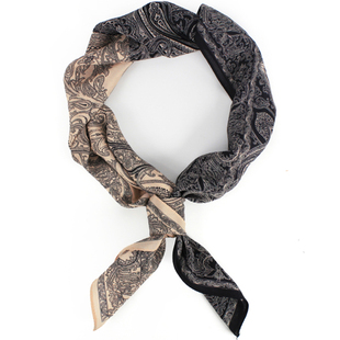 魔法师真丝大方丝巾方巾男秋冬复古礼盒男士脖子桑蚕丝丝巾男款女