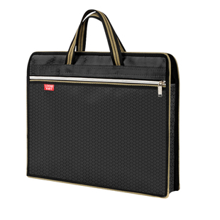 【10个装】帆布手提文件袋拉链式牛津布公文包商务会议文件包定制