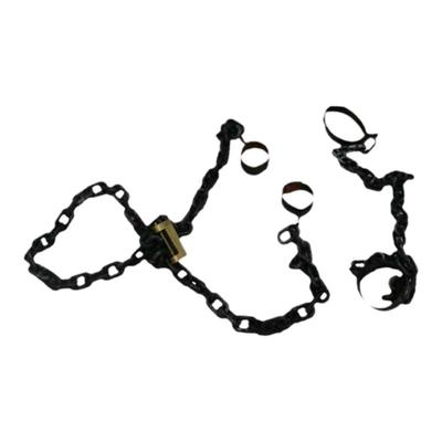 李玉和手链脚镣京剧样板戏红灯记演出服犯人囚犯刑具道具表演