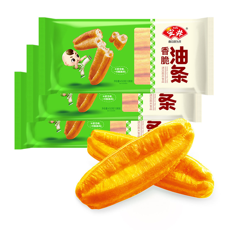 安井香脆油条早餐豆浆搭档