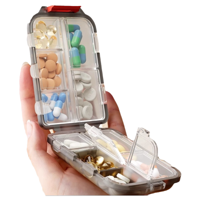 德国食品级药盒便携分装随身携带
