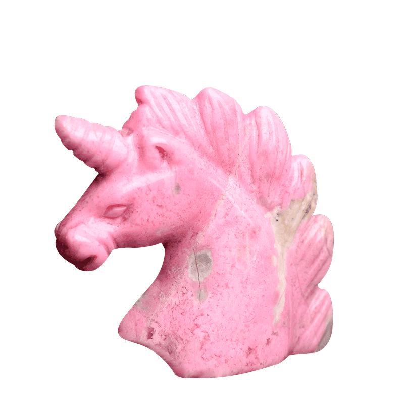 耀灿东陵玉红竹石玛瑙独角兽摆件