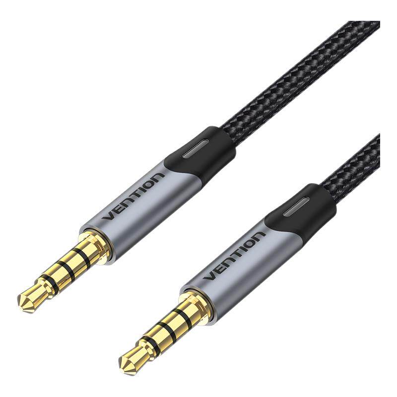 3.5四节耳机耳麦aux音频线手机连接声卡直播4芯内录伴奏话筒专用