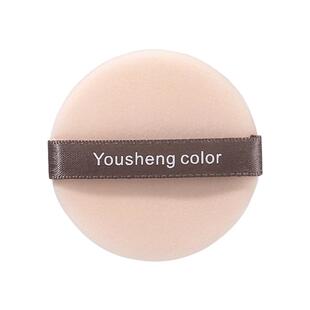 升级款CT粉饼粉扑替换专用圆形超薄双面植绒定妆干粉蜜散粉扑通用