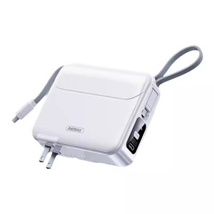 【政府补贴20%】2026新款Remax睿量三合一20000毫安充电宝带插头3C认证可上飞机自带线快充大容量适用苹果17