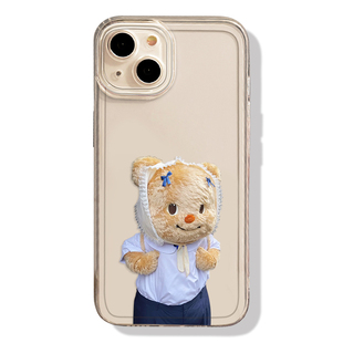 黄油小熊手机壳butterbear适用苹果17air/15套16周边iphone14promax超好看13/12mini网红11新款x/8plus/xr/xs