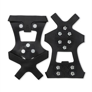 成人男女路面冰爪防滑鞋套登山五齿神器户外专业防摔雪地靴冬季鞋