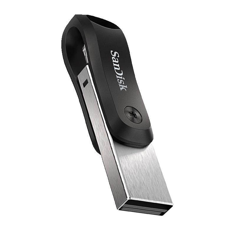 闪迪128G苹果手机电脑两用U盘256G大容量Lightning双接口优盘