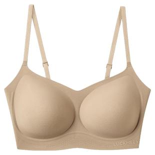 幸棉粉底液内衣女速干舒适肤色文胸隐形无痕小胸聚拢运动美背胸罩