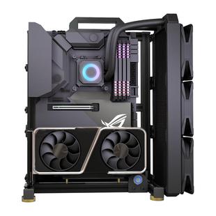 开放式机箱matx电脑机箱机架铝合金atx创意itx台式机箱主机小机箱