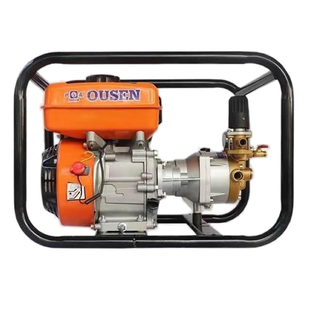欧森免黄油直连式汽油喷雾机陶瓷三缸柱塞泵打药机清洗机打药泵