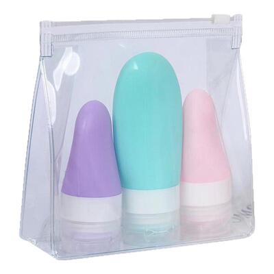 出差化妆品透明拉链袋旅行分装袋