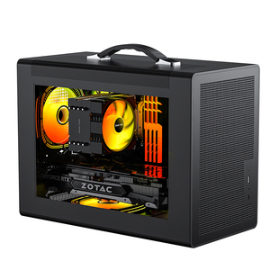 未知玩家P60手提式MATX紧凑型ITX台式机TypeC游戏MINI小电脑机箱