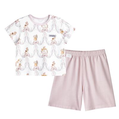 Domiamia儿童睡衣26新款男童女孩春薄款宝宝短袖家居服a类空调服