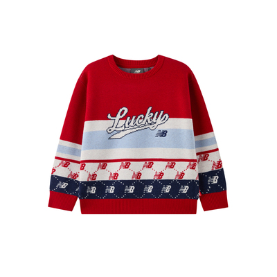 New Balance nb童装儿童男女26年春新款节日氛围毛衣ND7IG11103