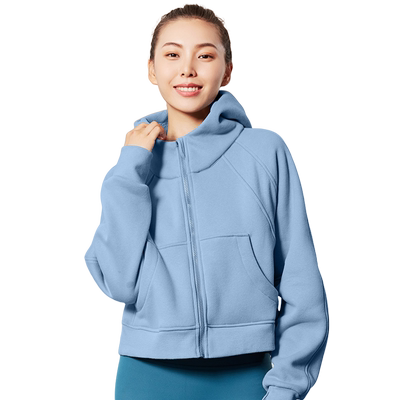 依琦莲加绒保暖外套口袋