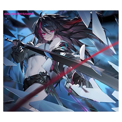 HachiwareZero二次元玻璃鼠标垫