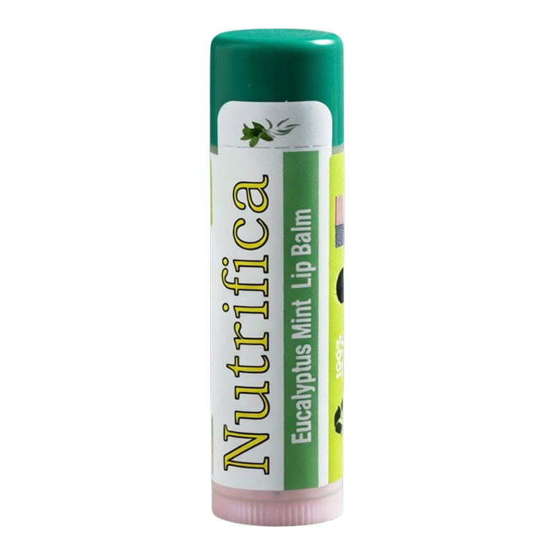 Nutrifica 100%有机无塑料润唇膏尤加利4.25克长效保湿敏感肌香港
