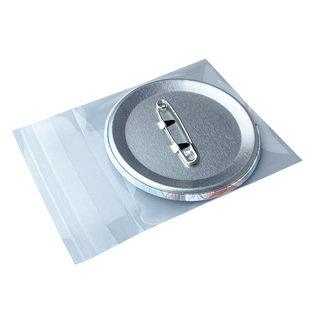 吧唧自封袋20丝滑高透明自粘保护袋套徽章镭射票咕卡牌小卡收纳袋