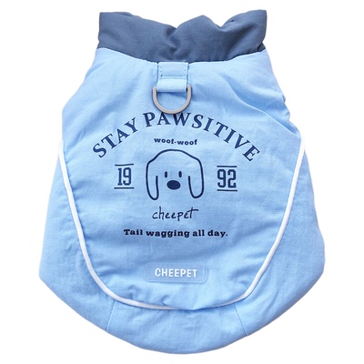 【宠物新款秋冬马甲可牵引】