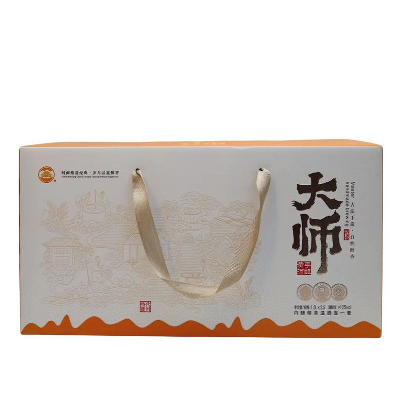 山西特产代州黄酒新坊老味纯粮大师手酿原浆1.5L礼盒赠温酒壶一套