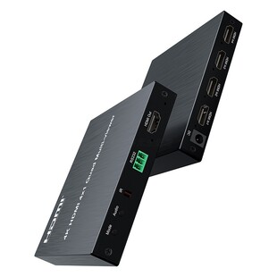 HDMI分屏器四进一出电脑游戏传奇多开屏幕无缝切换4K四画面分割器