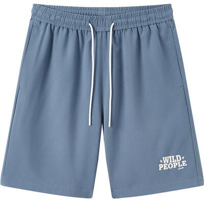 森马宽松运动风字母印花休闲裤男