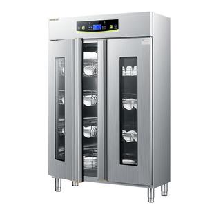 商用消毒柜双门立式大容量热风循环消毒碗柜食堂不锈钢餐具保洁柜