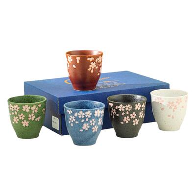 美浓烧日式风情茶杯套餐