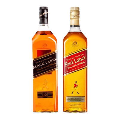 尊尼获加黑方红方组合