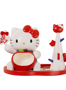 hellokitty招财猫钥匙收纳摆件