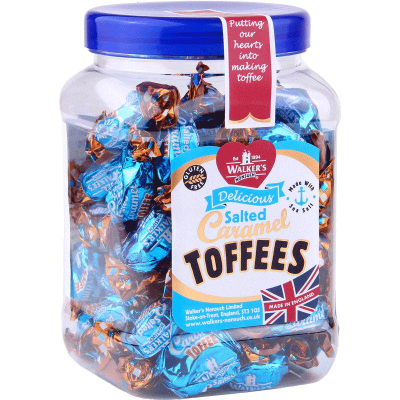 英国沃尔克斯海盐太妃糖罐装580g
