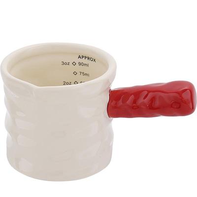 浓缩咖啡萃取杯带刻度量杯陶瓷