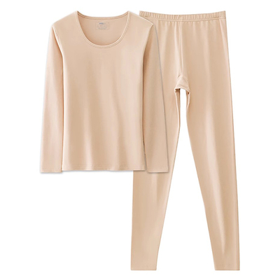 莹柔秋衣长袖基础女纯棉中厚套装