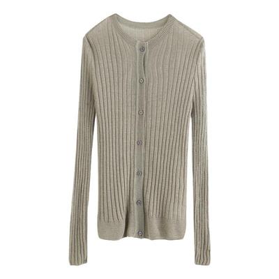 外搭打底开衫女薄款空调衫