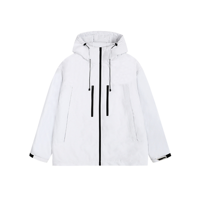 纯色三防基础夹棉冲锋衣棉服外套