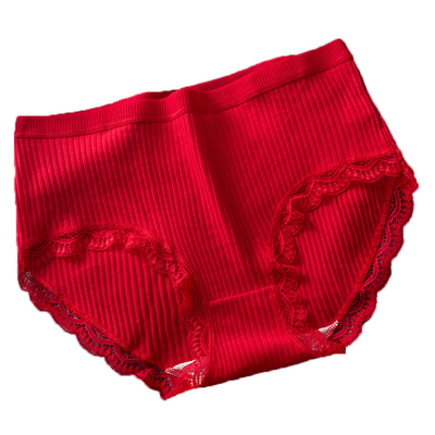 红内裤女纯棉红色本命年新款性感