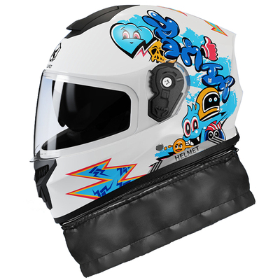 3c认证A类儿童头盔3到6岁-12岁四季款冬女孩全盔式男摩托车安全女