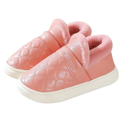 包跟防水韩版简约居家棉鞋