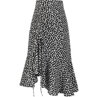 【掌柜推荐】裙子半身裙女夏季法式浪漫抽褶设计高级感碎花裙长裙