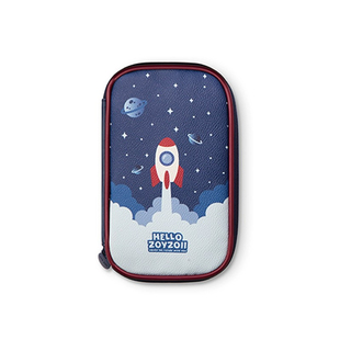 zoyzoii小学生笔袋大容量男女孩儿童文具铅笔盒分层皮质幼儿园