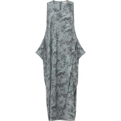 COCOBELLA扎染印花纸片人背心裙女春夏通勤休闲无袖连衣裙FR0035