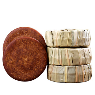 正宗云南叶子红糖手工古法熬制甘蔗叶包原汁大碗红糖彝家老土红糖