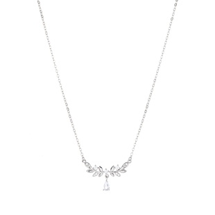 「月桂女神」999纯银麦穗高级感轻奢小众项链女闺蜜女友生日礼物