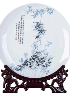 景德镇新中式工艺盘子陶瓷陶瓷