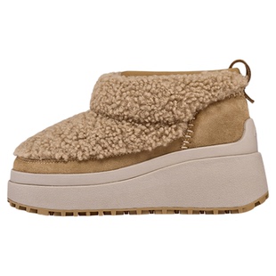 ASH女靴2025秋冬OLYMPIA雪地靴女圆头厚底增高保暖短靴