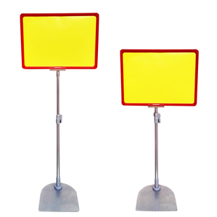 超市价格牌支架堆头台式展示架a4促销标价牌立式标示牌仓库标识牌